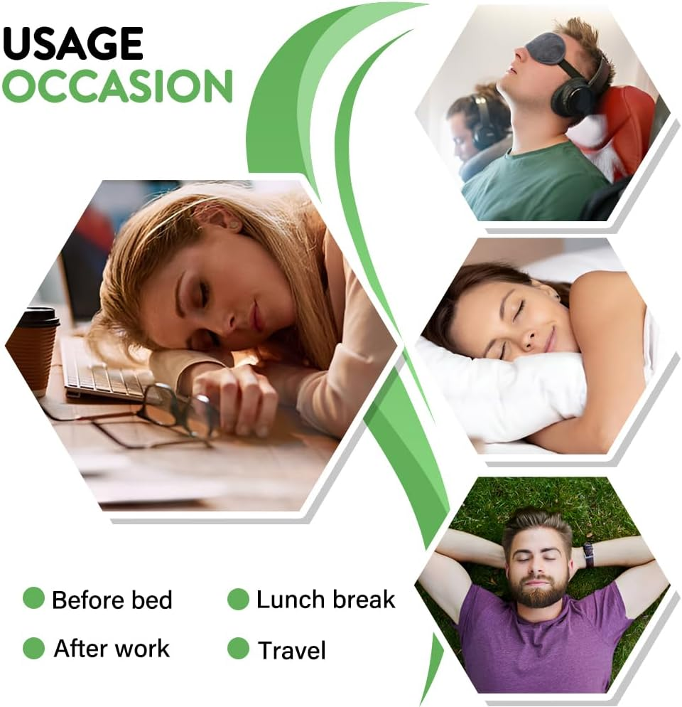 Minidiva Steam Eye Mask for Dry Eyes, 30Pcs Self Heating Spa Warm Eye Mask Relax Sleep Mask, Disposable Heated Eye Mask for Dark Circles Eye Fatigue, Relieve Stress Eye Fatigue (Unscented) image number 6