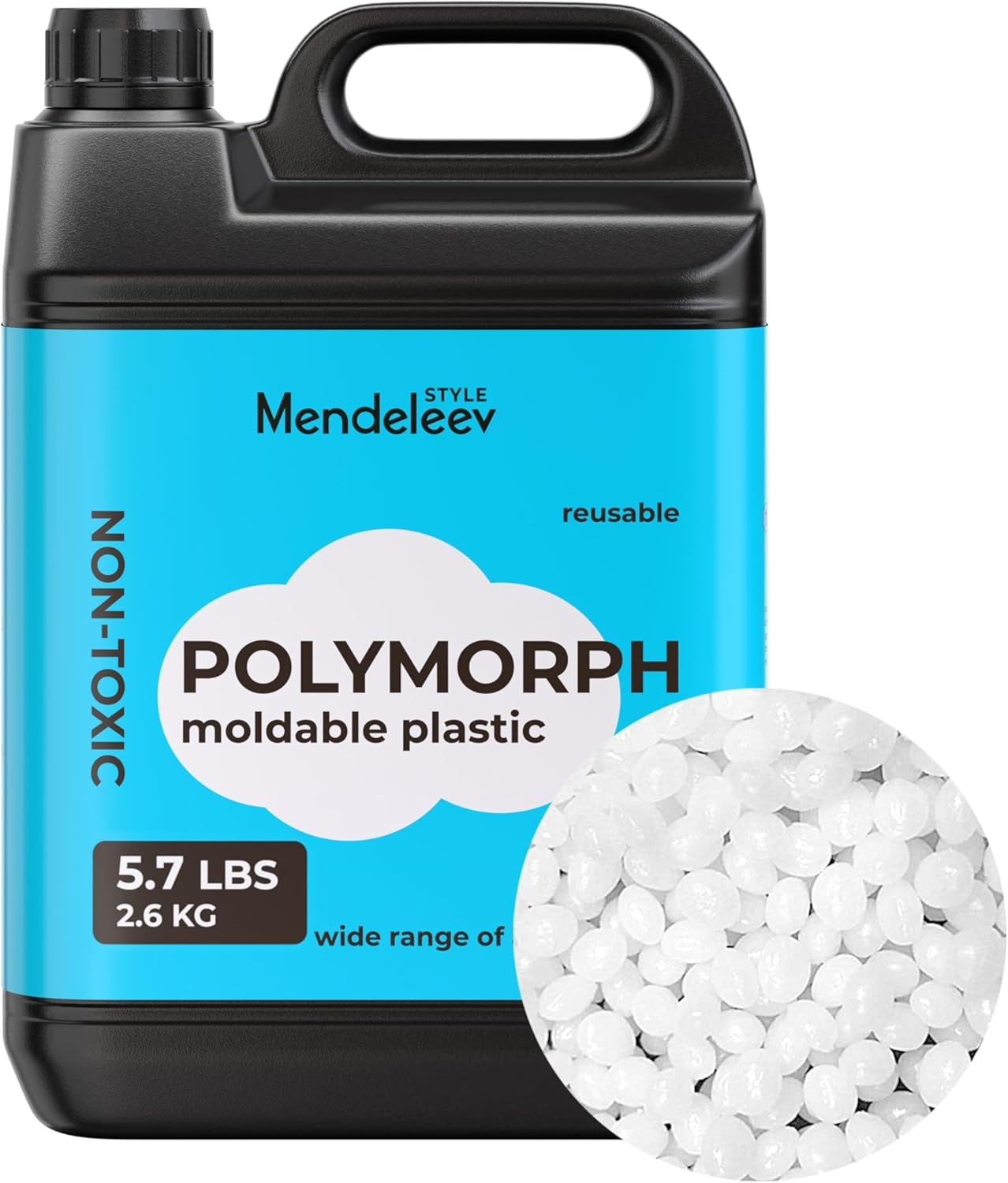 912 G Polymorph Moldable Plastic Beads Melting Pellets (2 LBS)