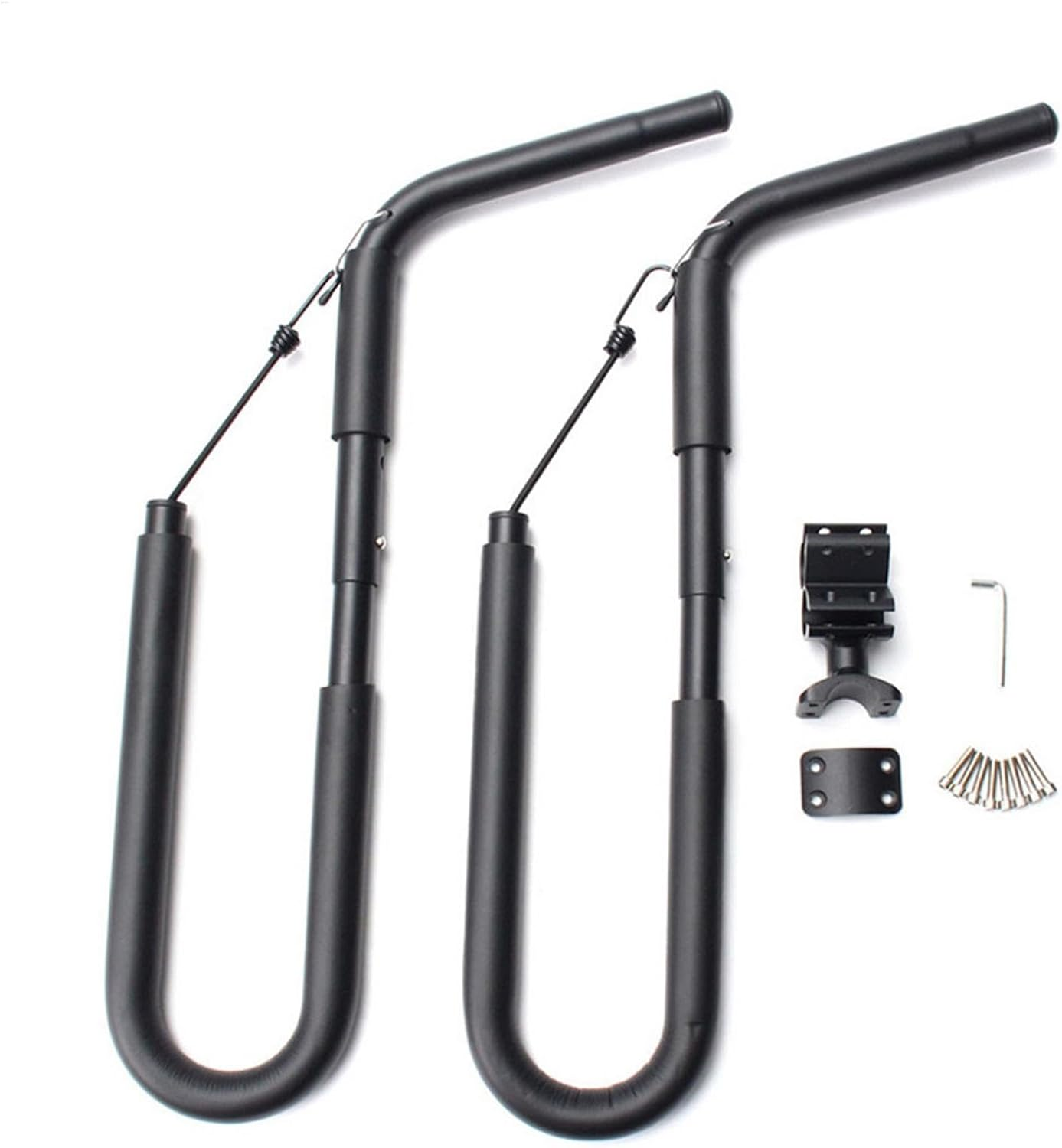 Surfboard Bike Racks - Adjustable Bicycles Surfboards Carrier, Surfboard Rack for Bike, Surfing Accessories Surfboard Holder for Beach, Cruisers, Road Bikes and Mountain Bikes, Black image number 2