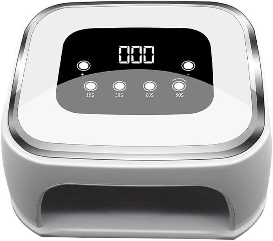 Nail Dryer 99W Nail Lamp 42 Leds Uv Ice Lampwith Timer Setting Automatic Sensor LCD Professional Salon Uv Naillamp for Fingernail and Toenail Nail Lamp image number 1