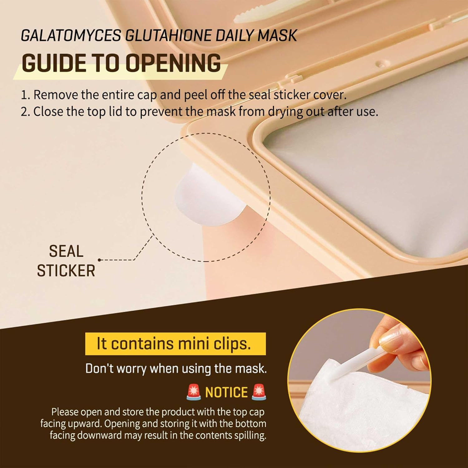 SOME by MI Galactomyces Glutathione Daily Mask - 30 Sheets, 11.8Oz - Vitamin C Vegan Face Sheet Mask for Skin Brightening Routine - Skin Moisturizing and Glowing Care for Glass Skin - Korean Skin Care image number 6