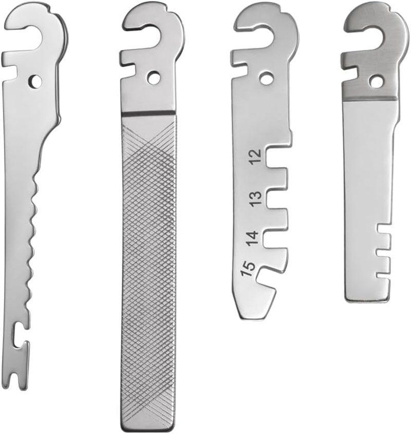 Roxon FT03 Build Your Own Multitool Accessory for Flex Multitool (Flat File, Fish Hook Remover & Fish Scaler, Fish Hook Sharpener Adjuster, Bicycle Spoke Wrench) Good for Fishing & Camping image number 2