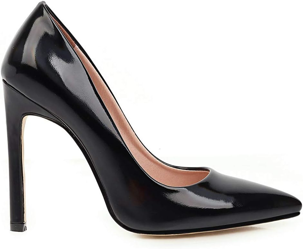 Patent Leather Women'S Fashion Lace Toe Stiletto High Heels Evening Party Women'S Shoes ZY56-51