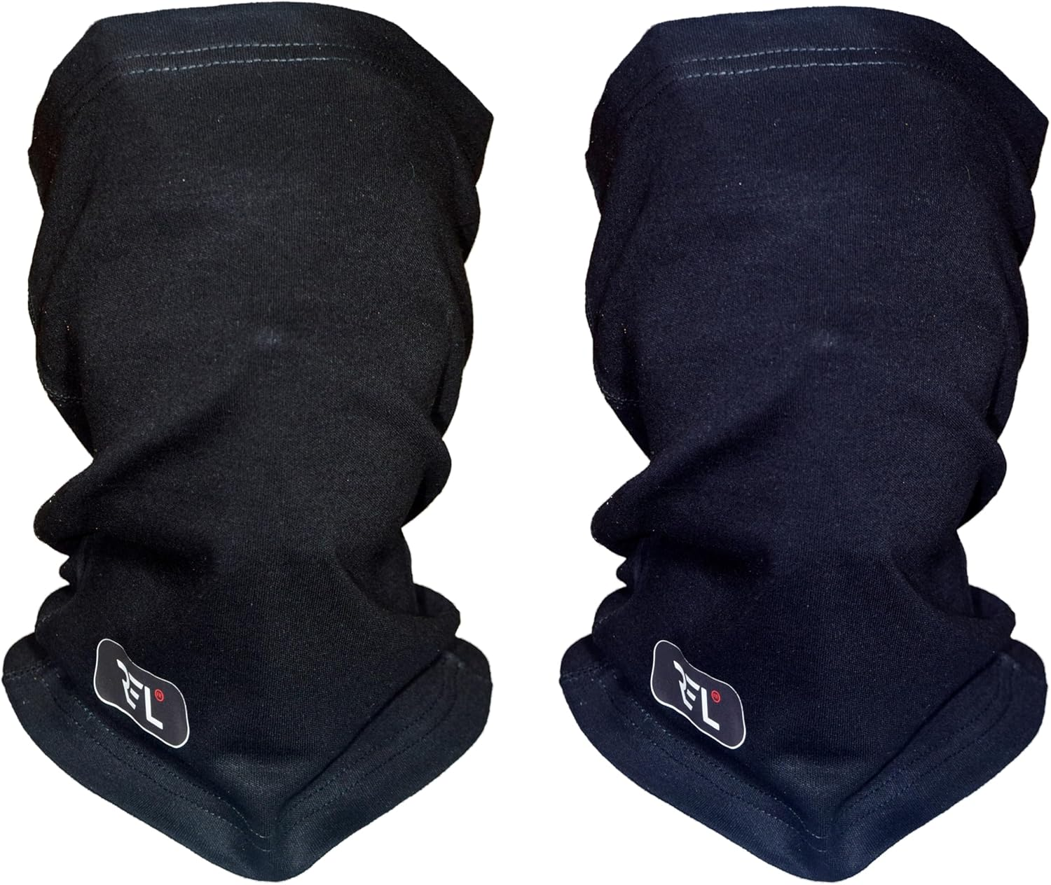 Regal Enterprises LLC Pack of 2 Fire-Resistant Neck Gaiters &ndash; Black & Navy Blue | FR Flame-Retardant Face & Neck Cover for Safety & Comfort image number 1