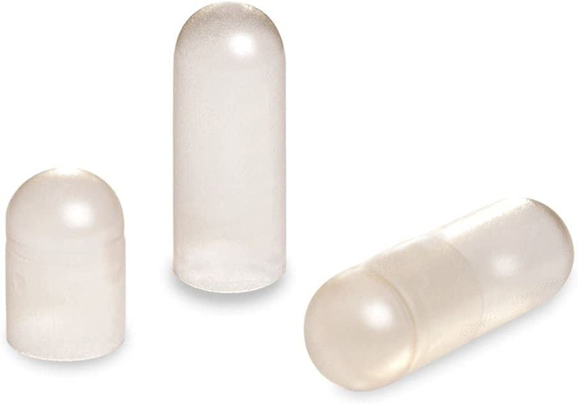 1000 X Size 3 Empty Clear Gelatin Capsules Kosher Halal Gelatine Gel Caps