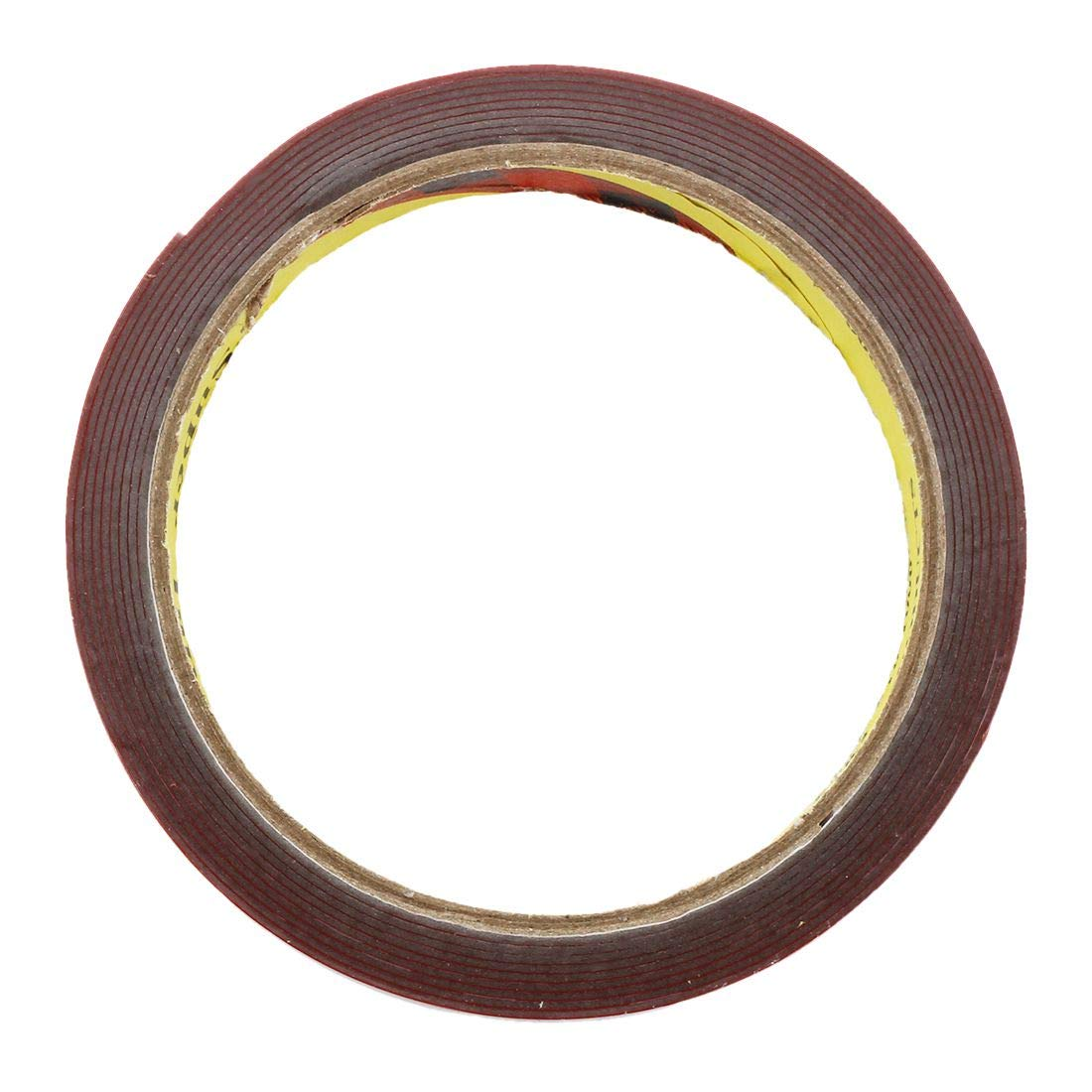 MOUNAY Strong Permanent Double Sided Super Foam Tape for Vehicle Car, Red 15MM*