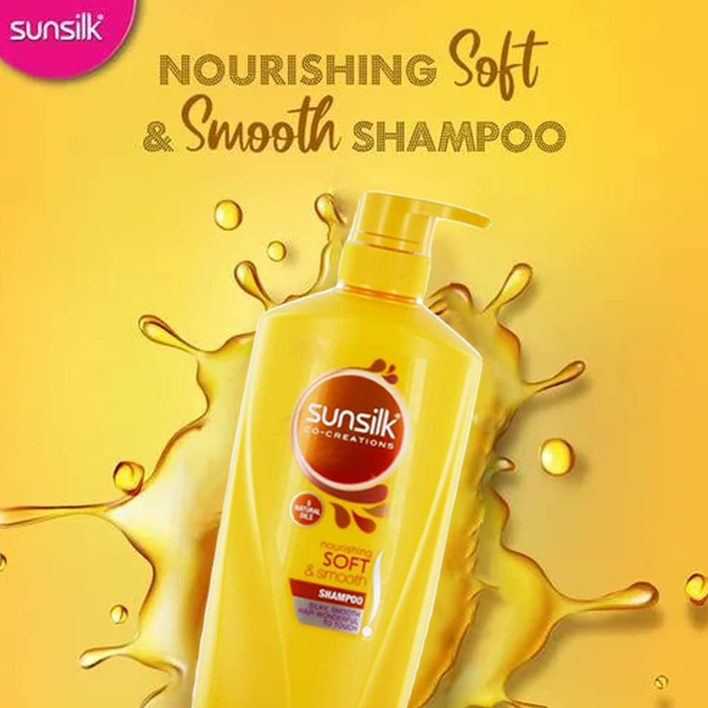 Sunsilk Nourishing Soft & Smooth Shampoo, 650 Ml image number 5