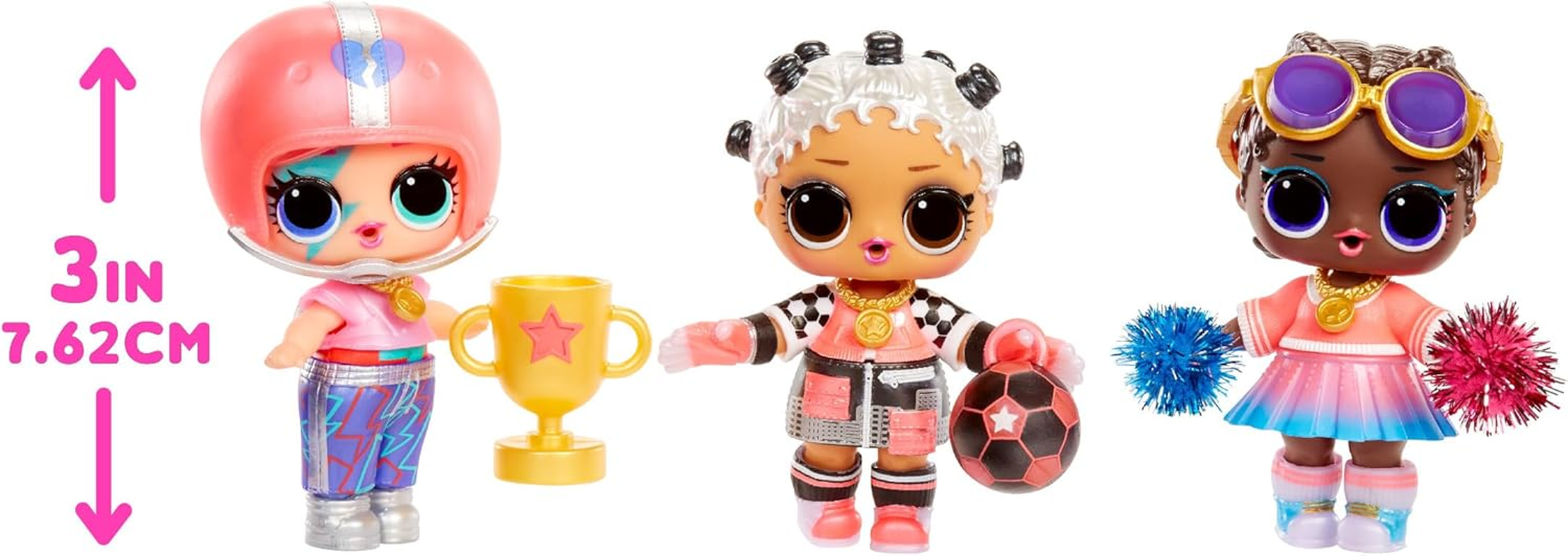 L.O.L. Surprise! All-Star Sports Vault Collection Tots - Includes 1 Doll, Blind Packaging, 12 Dolls to Collect, Unbox 8 Accessories, Ideal Present for Kids Ages 4+ image number 5