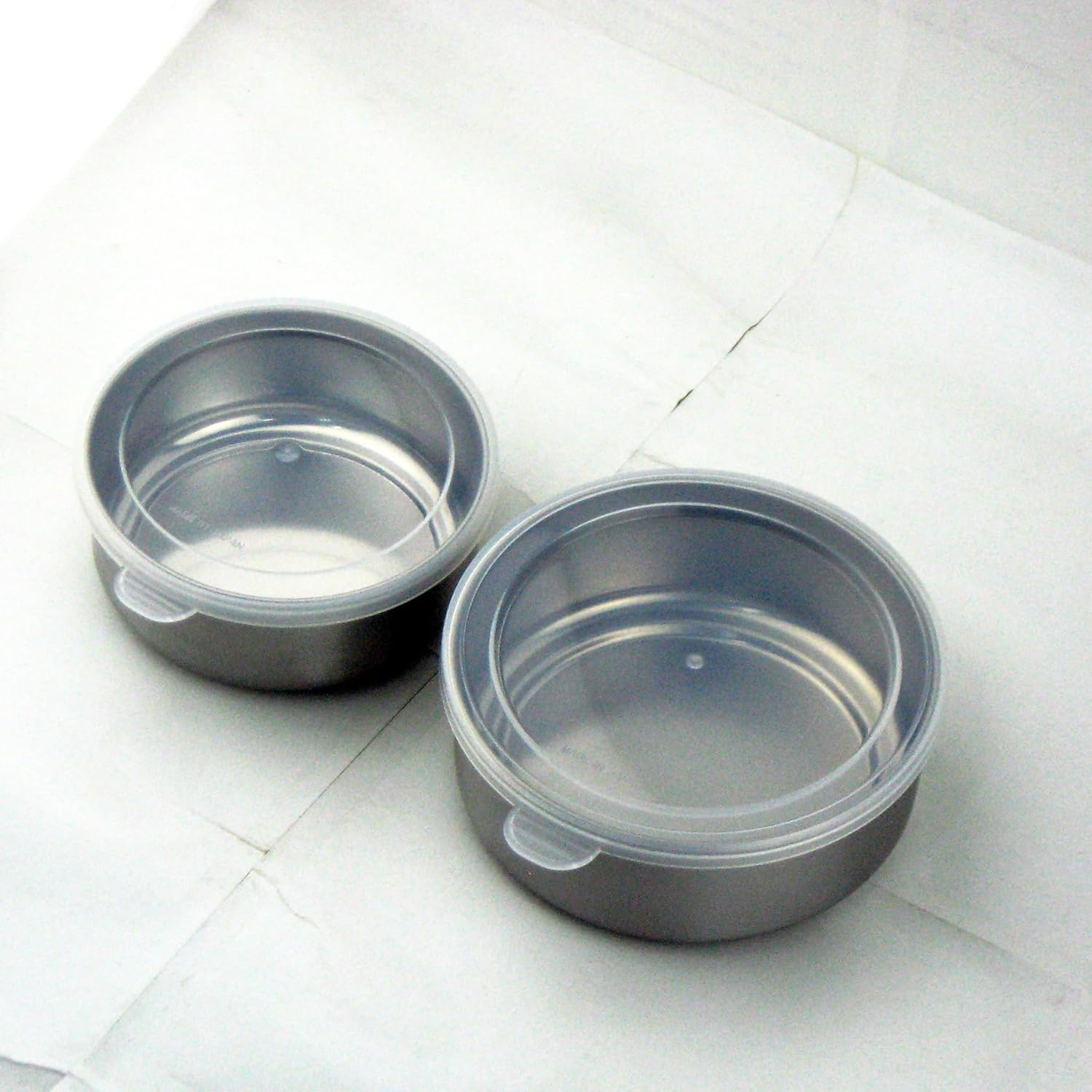 Nagao Storage Containers, 3.9 Inches (10 Cm), 4.7 Inches (12 Cm), Round, Stainless Steel, with Lid, Airtight, Stacking, Prep Containers, Made in Japan image number 4