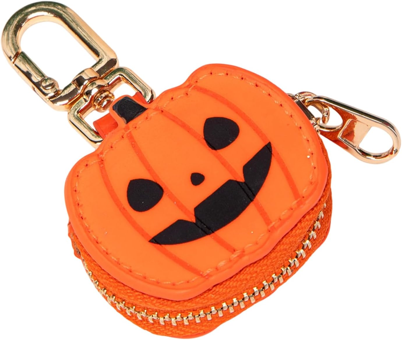 [Xinsheinelry] Small Leather Coin Purse Keychain Pumpkin Purse Bag Charm Accessories for Handbag Women Bag Charm Accessories
