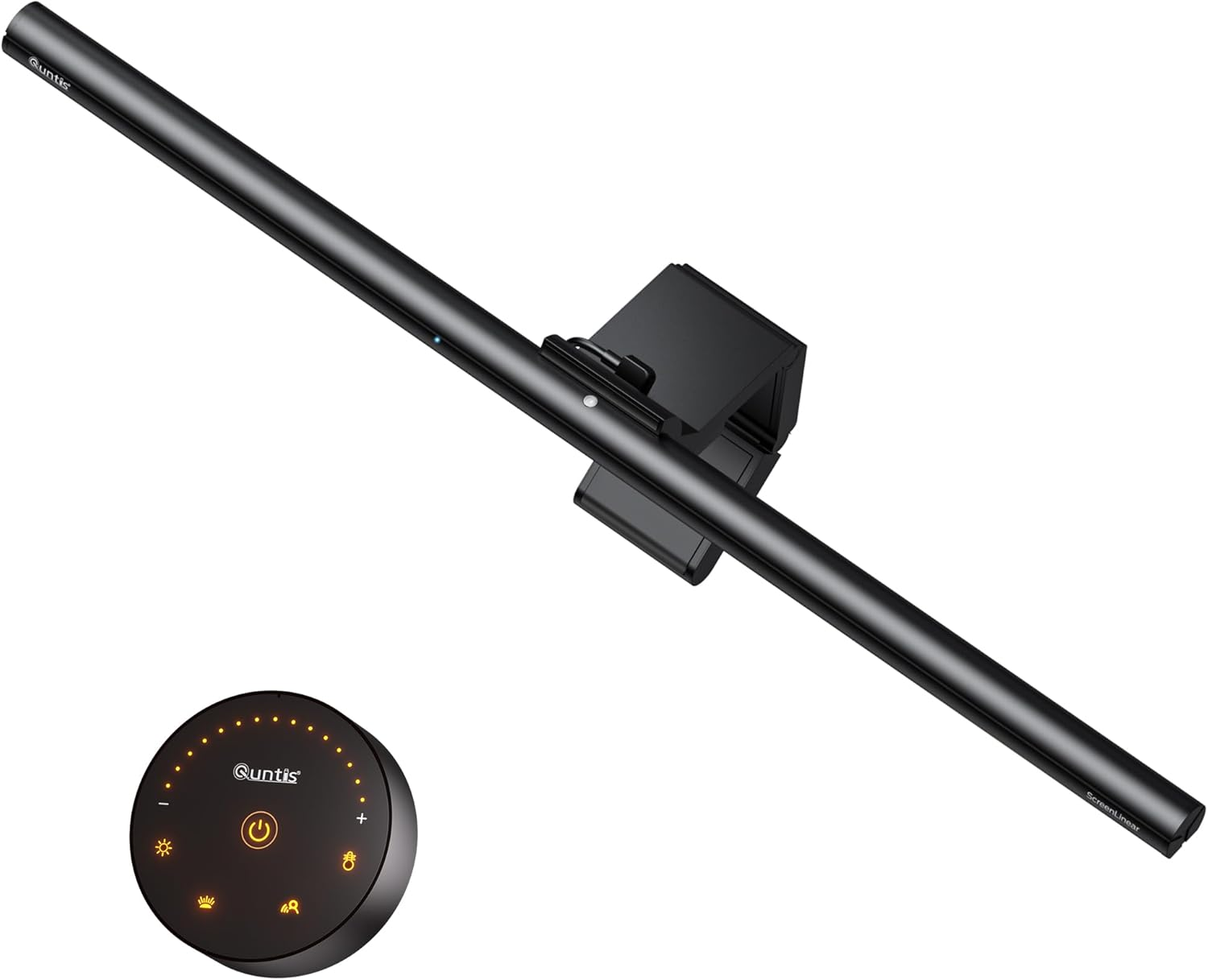 Quntis Screen Light Bar, Radar Motion Sensor & Camera Base, Remote Control Monitor Lamp with 5 Colors & Dimming, 52Cm Eye-Care Desk Lamp for Gamer Designer Home Office, Fit Curved & All Screens image number 4