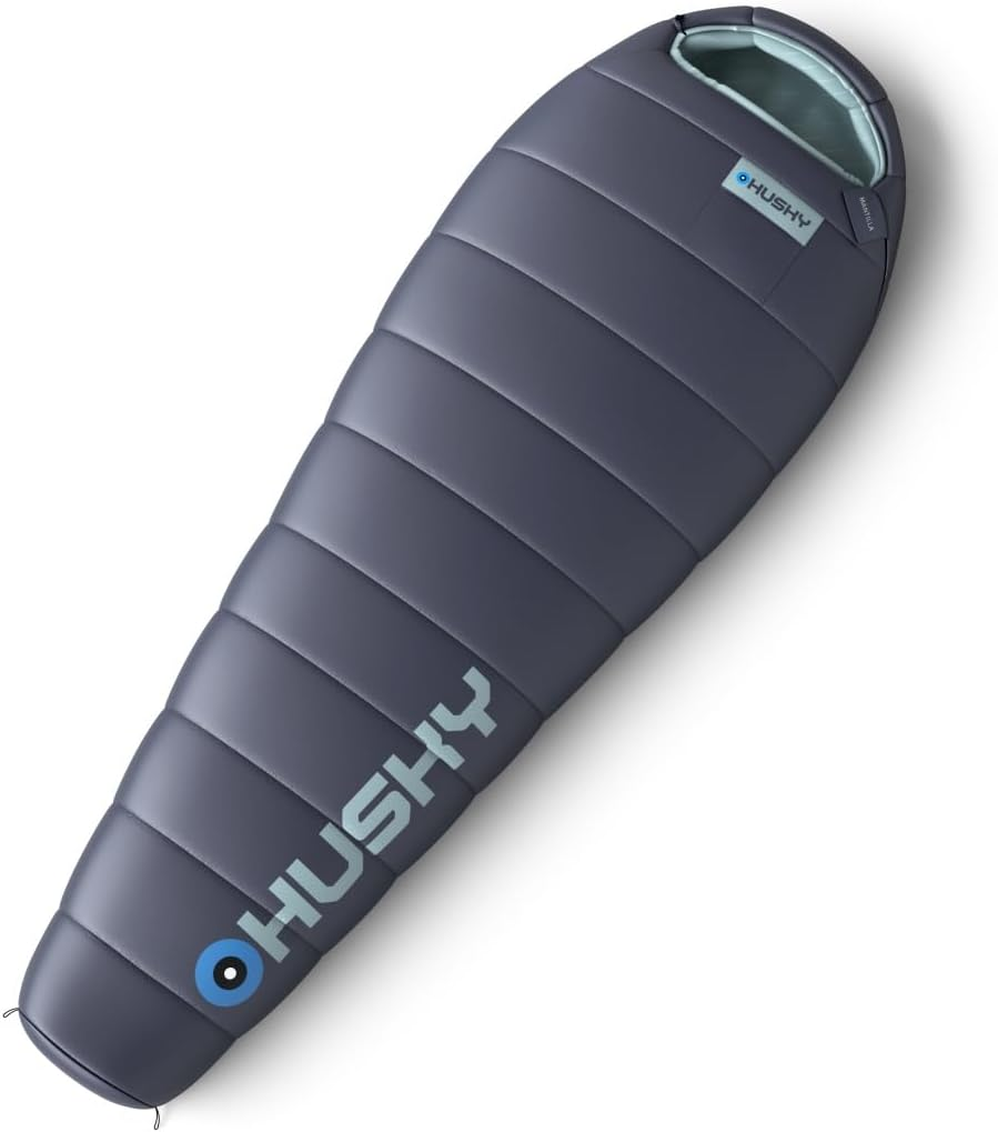 Husky Mantilla Sleeping Bag, 3 Seasons, Warm Mummy Sleeping Bag for Adults, Summer Sleeping Bag for Camping, Trekking and Outdoor Use image number 2