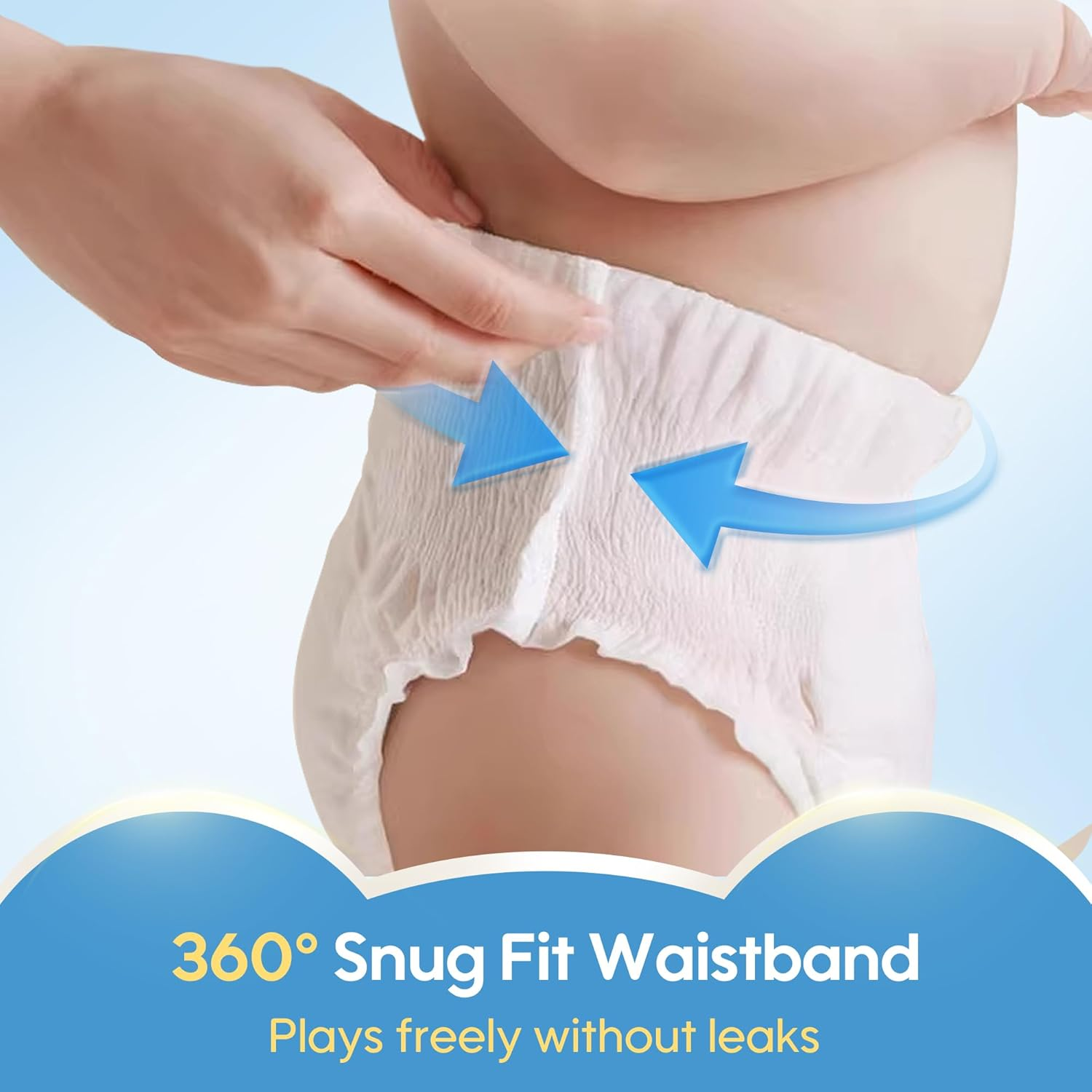 AIWIBI Royal Comfort Baby Nappy Pants, Size 6(15-24Kg), Count 72, Ultra Thin, Super Absorbent, 360&deg; Stretchy Waistband, Hypoallergenic Training Underwear image number 4