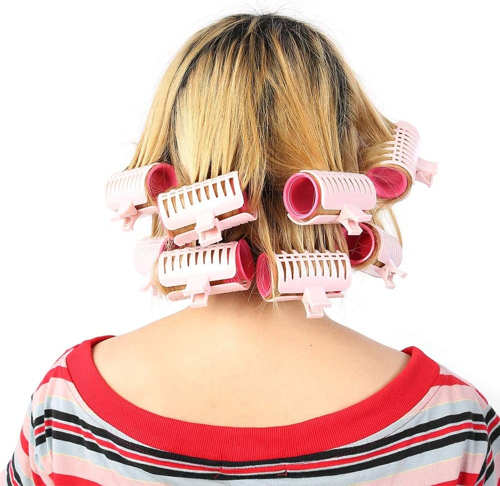 Magic Air Fringes Curling Iron Self Adhesive Hair Curls Plastic Portable Bag with 8 Rollers and Package Curlers Styling Tools for DIY (Lockenstab) image number 3