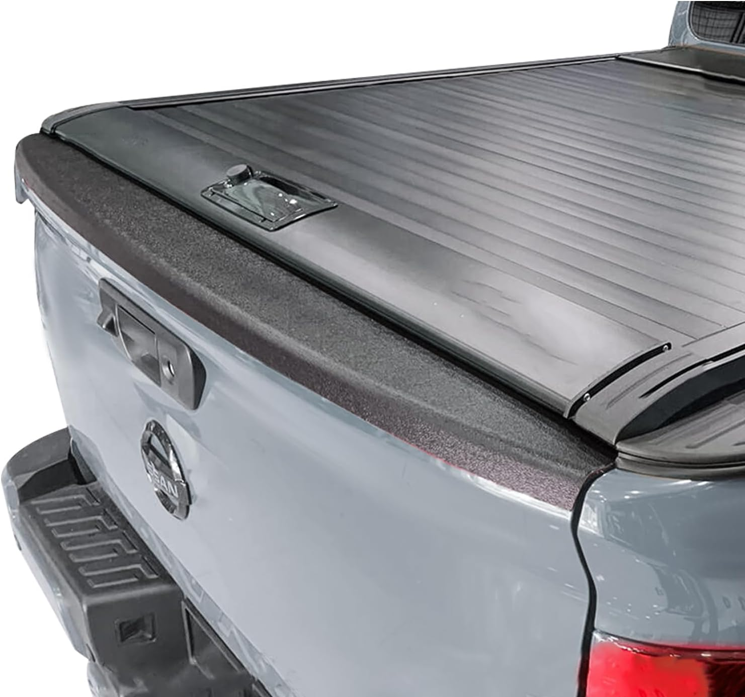 SUERAUTO4X4 Tailgate Protector Cover for Nissan Navara NP300 D23 2021-2024 Accessories PRO-4X ST-X ST SL, Rear Tailgate Rail Guard Cap Trim Car Exterior Textured Matte Black ABS image number 5