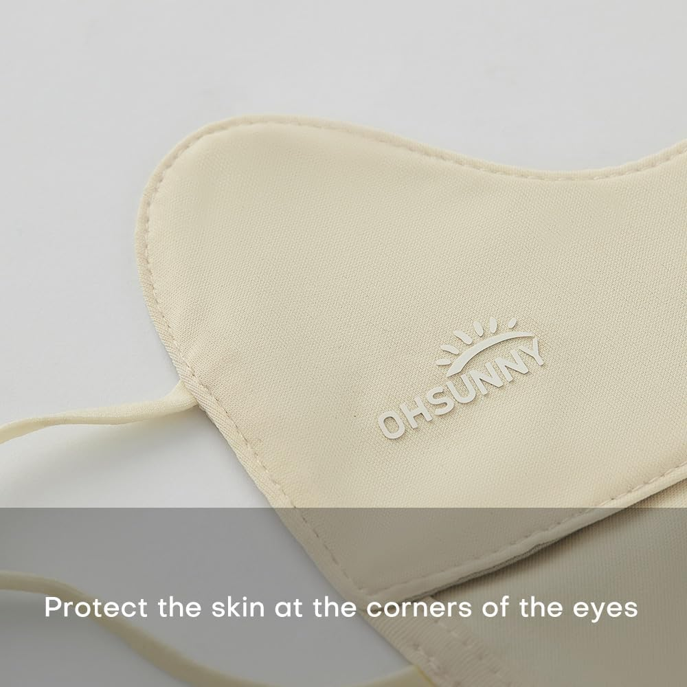 Men and Women UPF50+ Sun Protection Face Cover Cooling Breathable UV Mask with Nose Vent for Outdoor