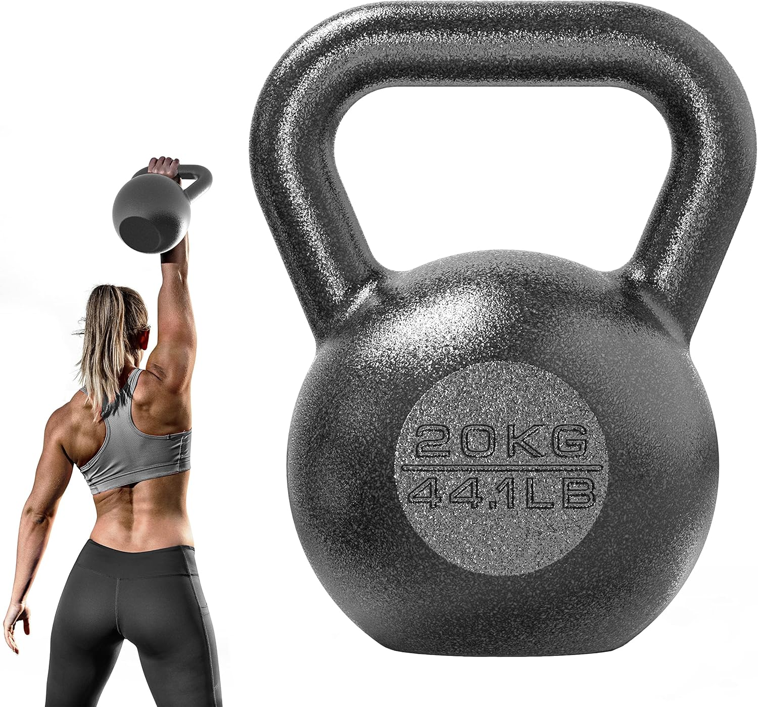 PROIRON Cast Iron Kettlebell Weight for Home Gym Fitness & Weight Training (4KG-24KG)