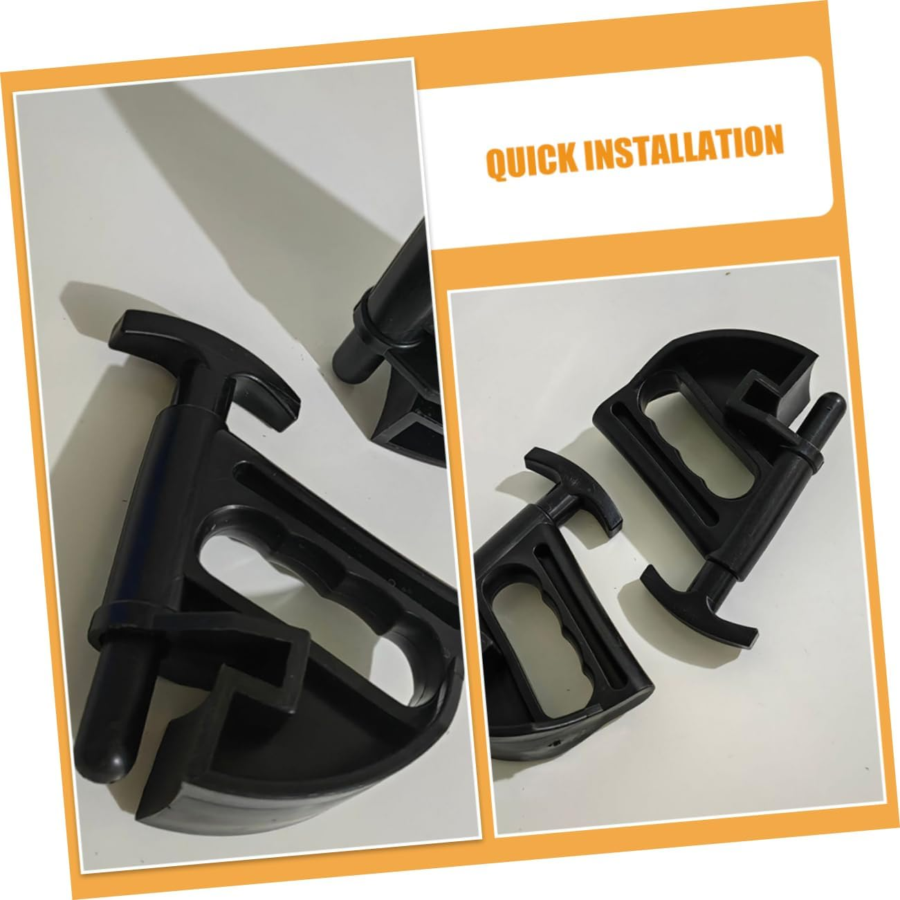 DONFAMDS 2Pcs Heavy Duty Auto Tire Changer Clamp Tool for Car and Truck Tire Removal for Efficient Wheel Disassembly Garage Workshop image number 2