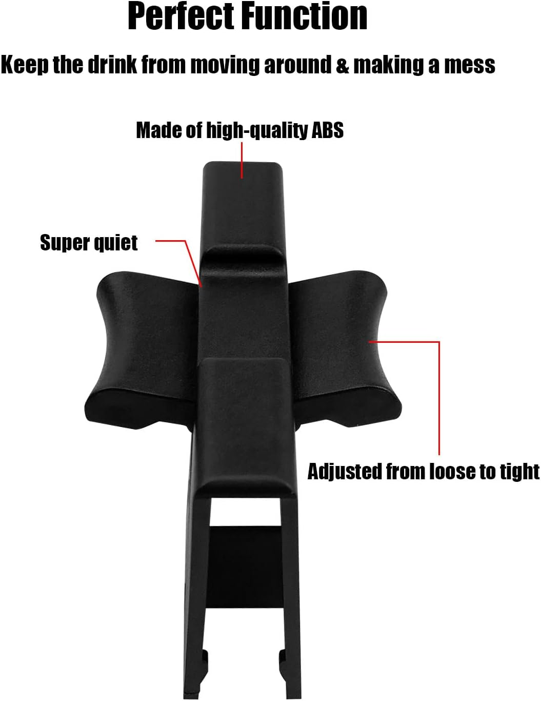 Cup Holder Insert Cup Holder Divider Fit for Subaru Outback 2010-2014 image number 1