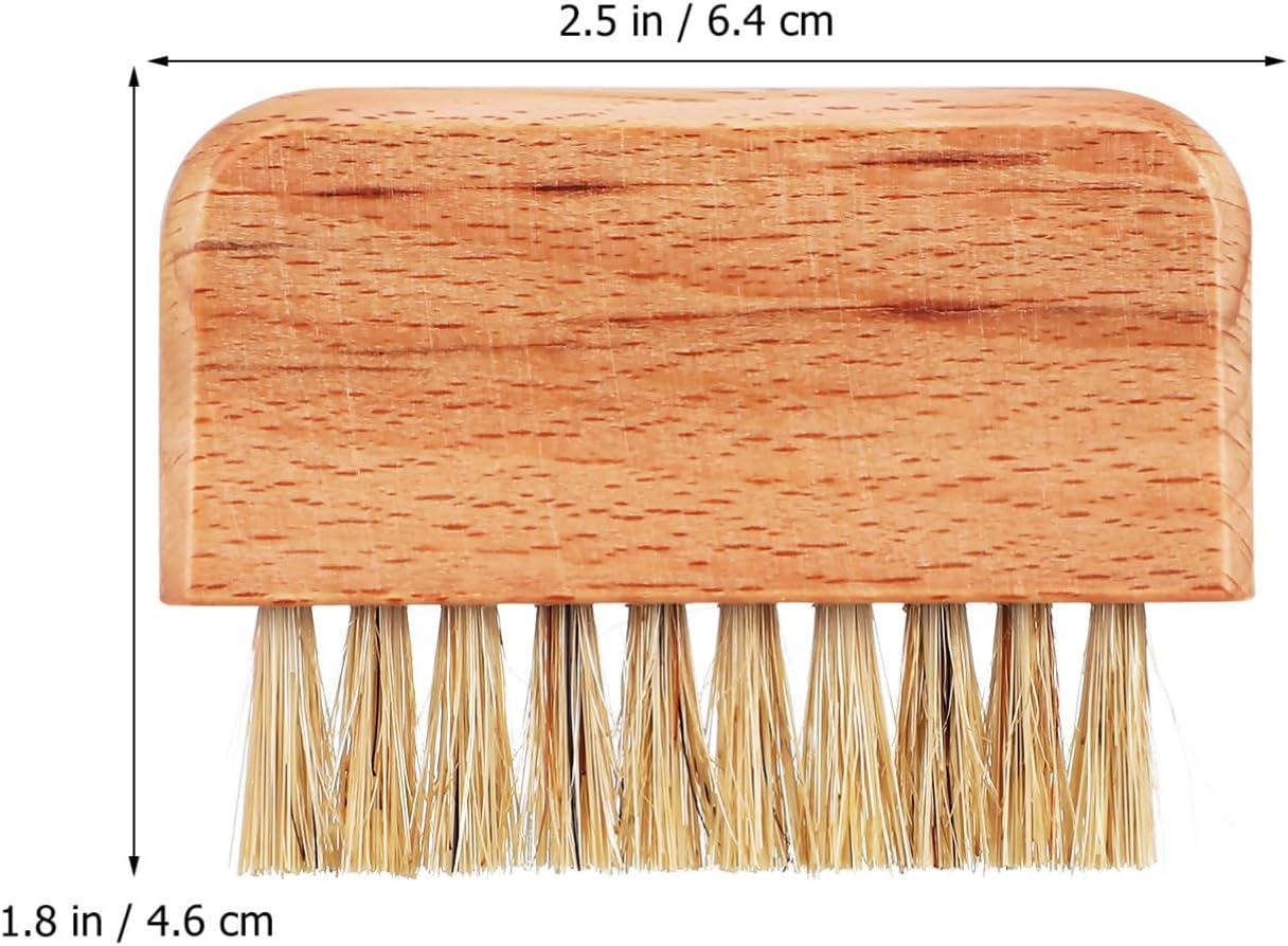Garneck Nail Brush for Cleaning Wooden Handle Stiff Bristles Gentle on Skin Nail Brush for Fingernails Toenails image number 6