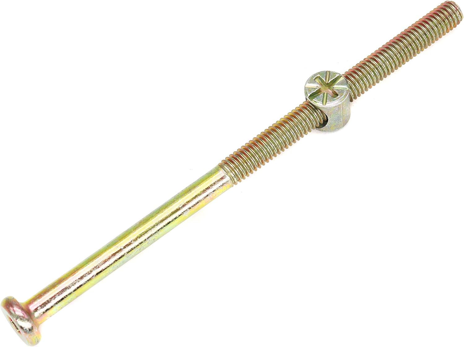 Cseao Antique Bed Bolts Hardware Replacement Parts, Cseao 10-Pack M6 X 110Mm Socket Cap Bed Mounting Bolt for Furniture (M6 X 110Mm)