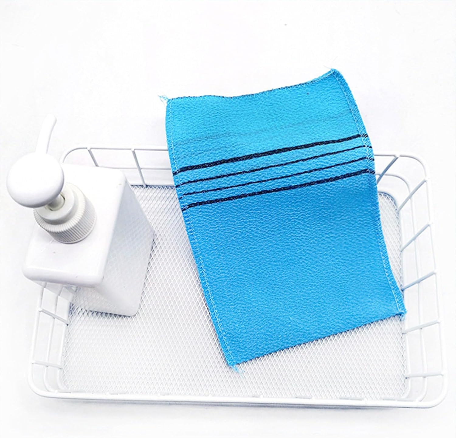 BGENHPON Korean Exfoliating Mitt Large Size 5 Colors Back and Body Exfoliating Washcloth for Removing Dry Skin Reusable Exfoliator for Smooth Skin (Mix 5) image number 4