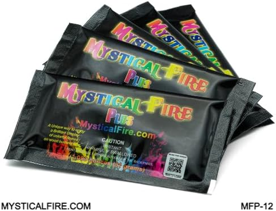 Mystical Fire Flame Colorant Vibrant Long-Lasting Pulsating Flame Color Changer for Indoor or Outdoor Use, Other, Mystical Fire Plus, 12 Pack image number 3