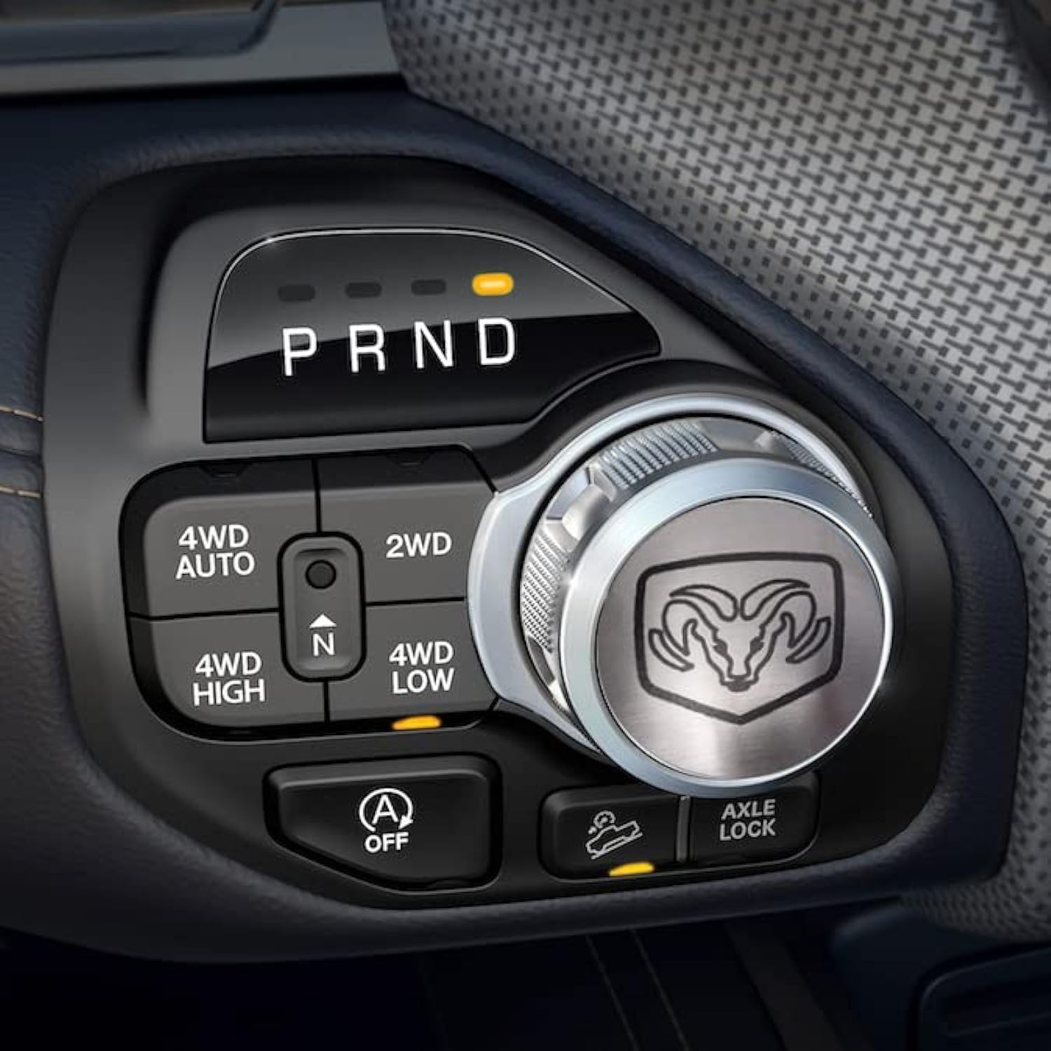 American Car Craft Stainless Steel RAM Dial Shifter Trim Plate | for Dodge RAM 1500 & 2500 image number 3