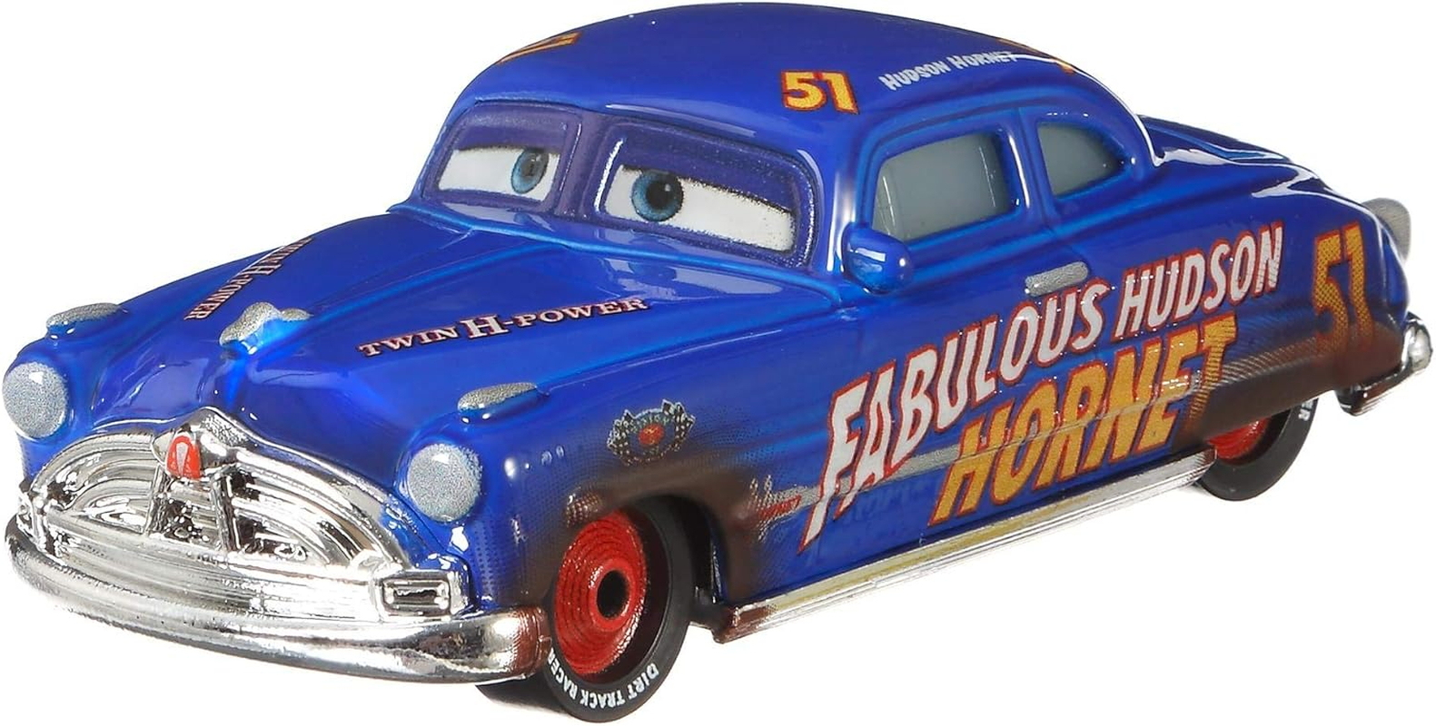 Disney Pixar Cars 3 Dirt Track Fabulous Hudson Hornet Die-Cast Vehicle image number 4