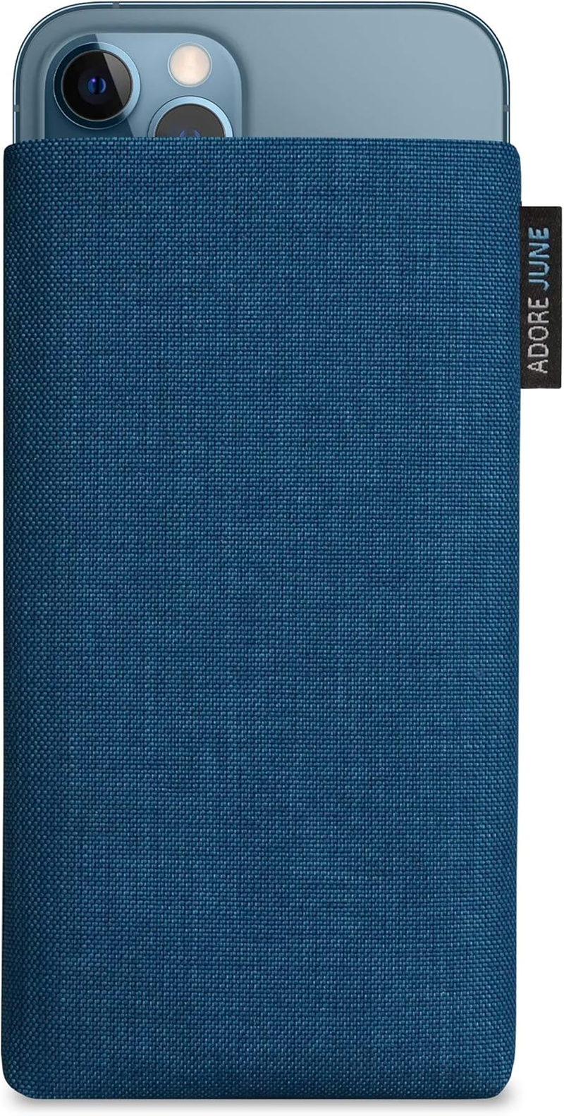 Adore June Classic Olive-Green Protection Sleeve Compatible with Iphone 13 Pro Max/Iphone 12 Pro Max, Pouch Case Made of Durable Fabric with Display Cleaning Effect