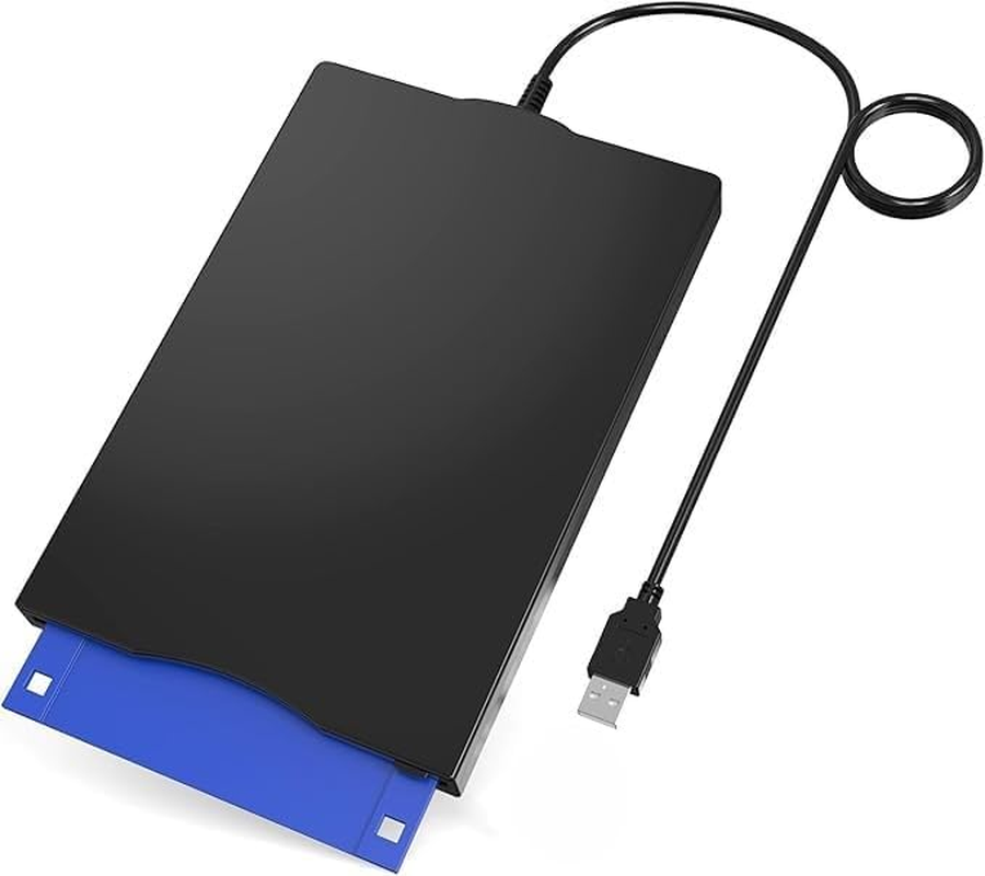 Floppy Disk Reader, 3.5 Inch External Portable 1.44 MB FDD Floppy Disk Drive Floppy for Windows 98Se/Me/2000/Xp/Vista/Win7//Mac OS 10.3, Plug and Play image number 4