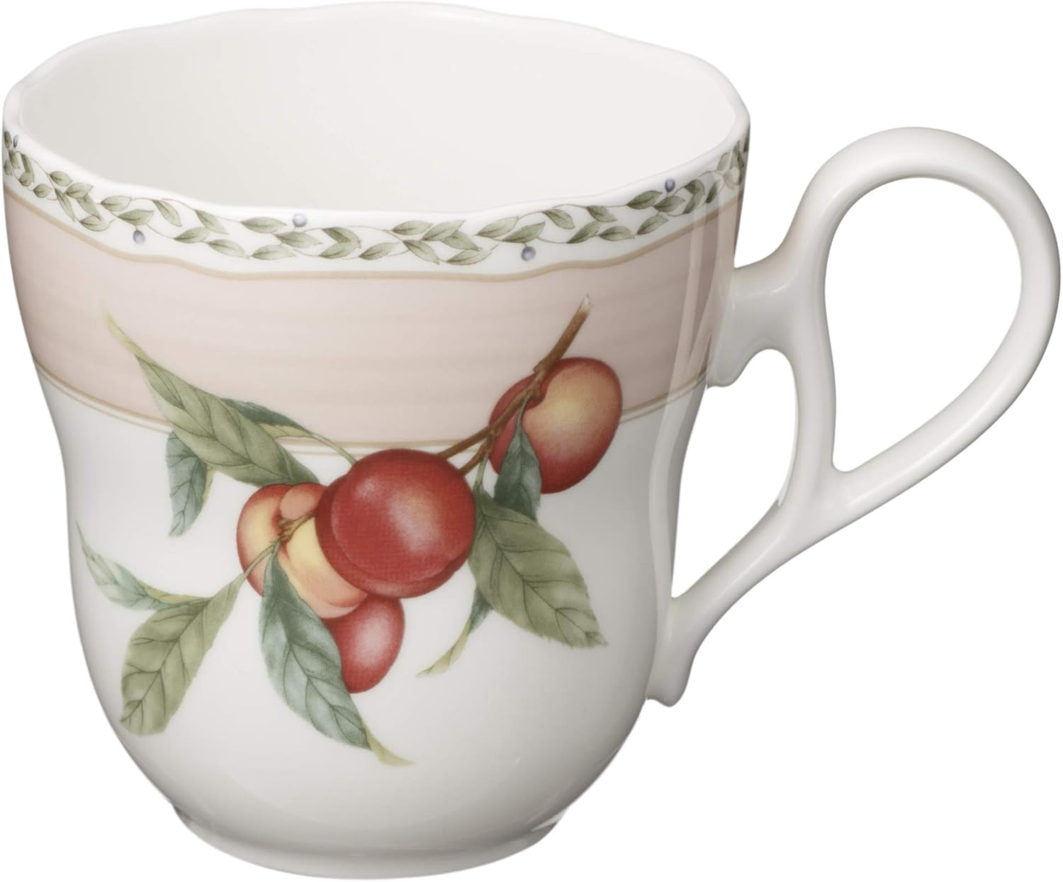 Noritake M9715/4911 Mug & Plate (Pear Set) Mug: 12.8 Fl Oz (375 Cc) Plate: 8.7 Inches (22 Cm) Orchard Garden Microwave Safe Mugs: 2 Plates 2 Bone China
