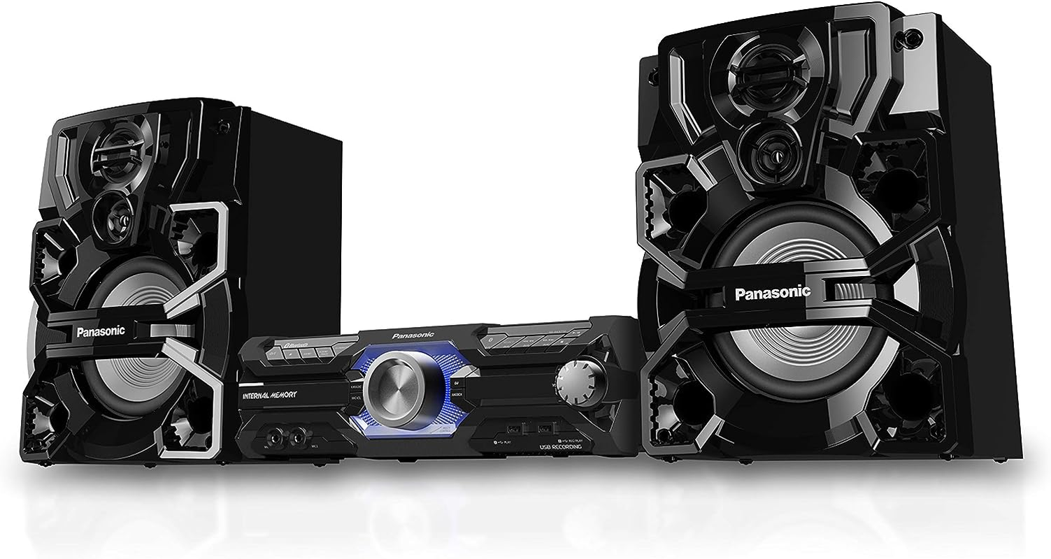 Panasonic 2.0 Channel 2000W Mini Hi-Fi System with Bluetooth (SC-AKX710GSK) image number 4