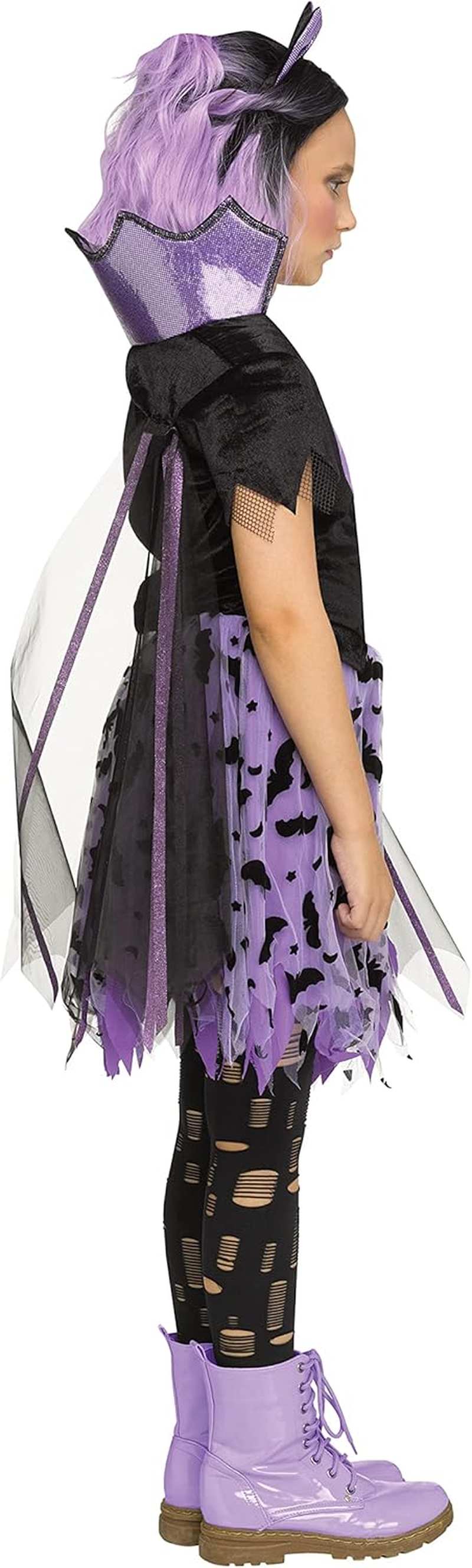 Fun World Batwing Beauty Child Costume, Small 4-6 image number 1