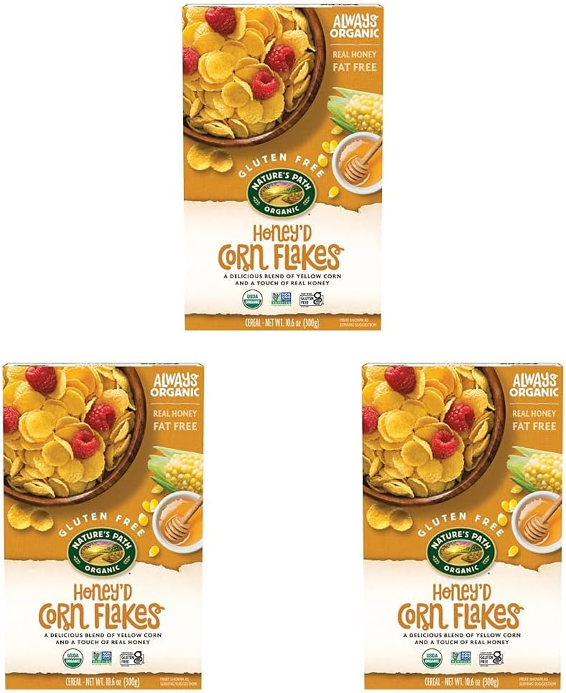 Nature'S Path Organic Honeyed Corn Flakes, 300G image number 1