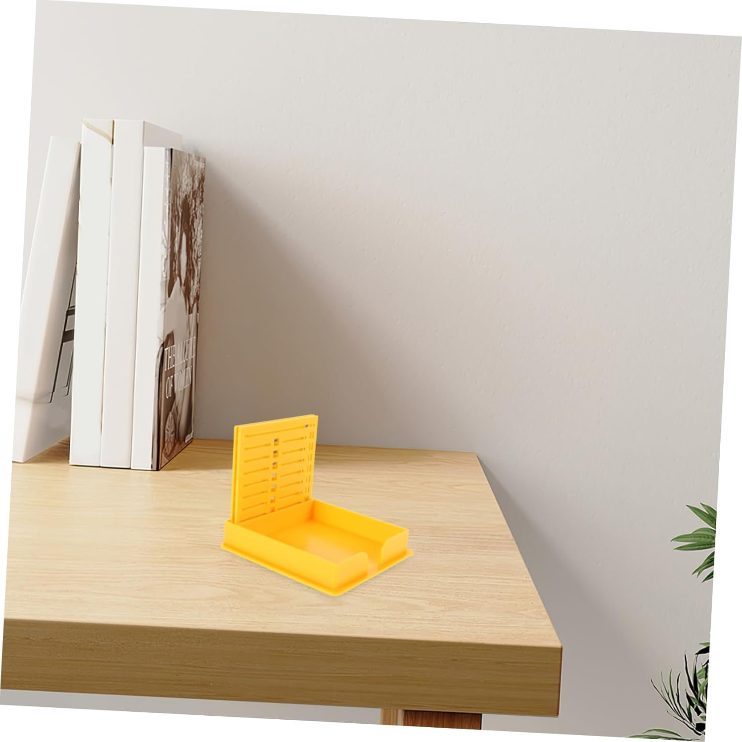 Jojofuny Cube Note Holder Stationery Storage Pen Holder Multipurpose Organizer Box for Desk Office Home Use