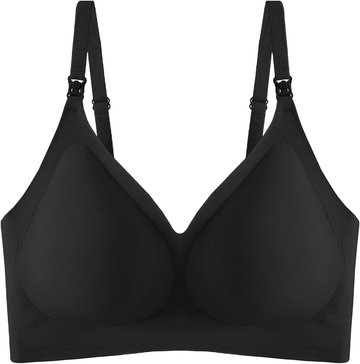 Dress Cici Seamless Nursing Bra for Large Breast, Stretchy Nylon Maternity Bra