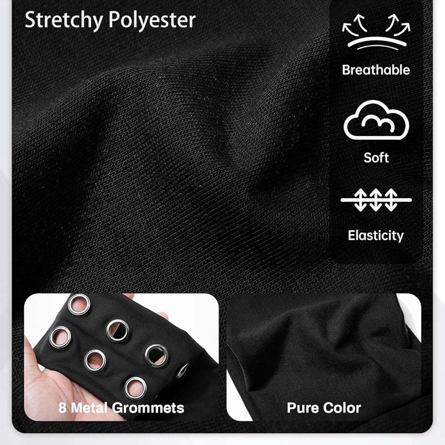 Muorruo 3 Pack Fashion Wide Headbands with Eyelets for Women, Elastic Headbands with Leopard Print and Hollow Out Eyelets | Stretchy Hair Accessories for Girls in Y2K Style