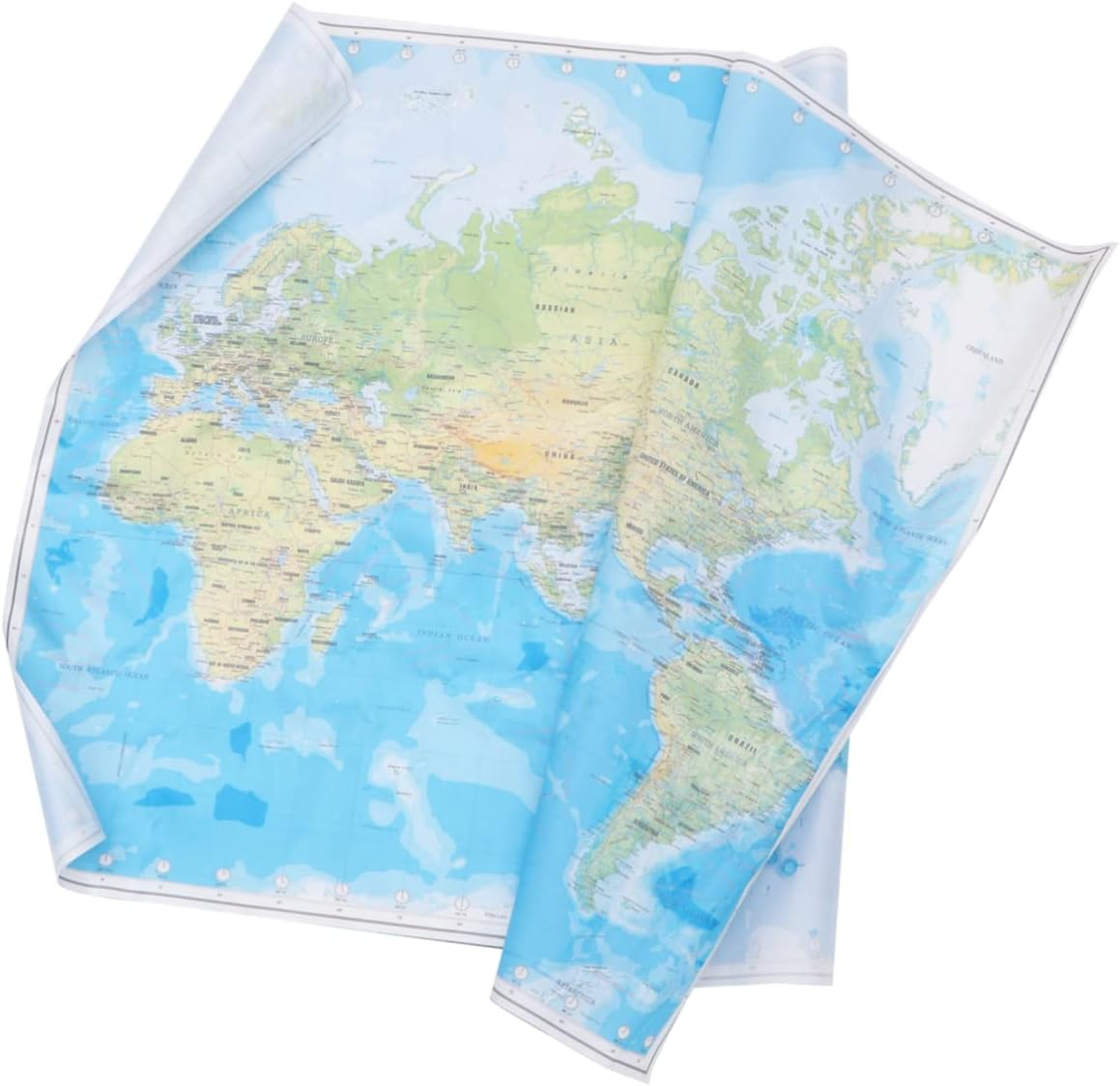 GAROZATION High- World Map Poster Wall Picture Laminated Wall Map for Home Office Decor image number 5