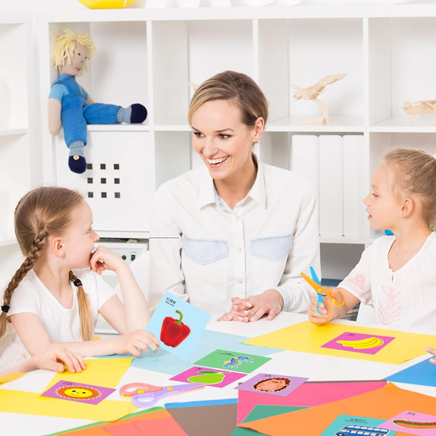 Safety Scissor Skills for Kids, Includes Toddler Activity Book and Safety Scissor, Practicing Fine Motor Skills image number 5