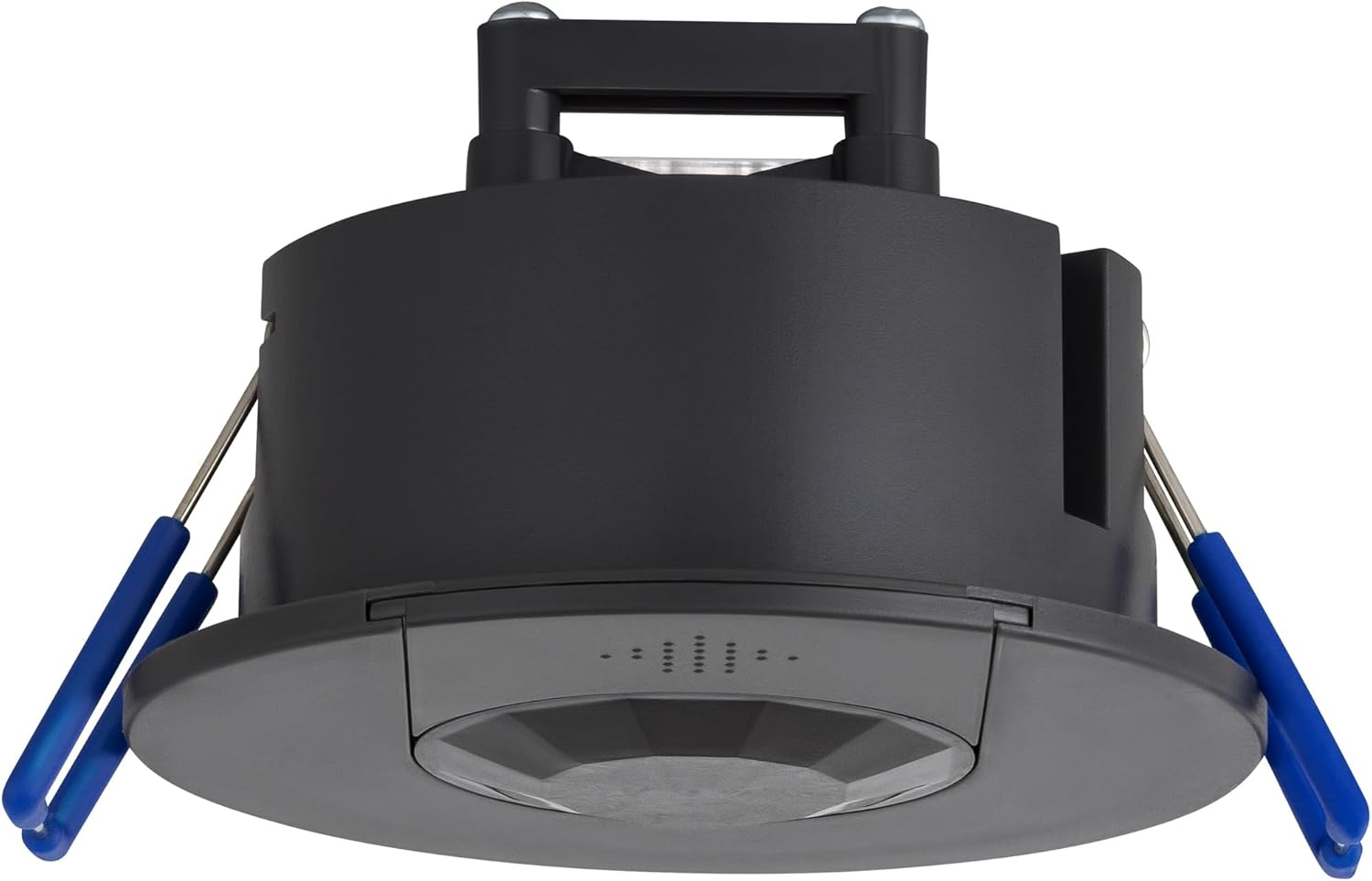 SEBSON Motion Sensor Flush-Mounted - Range 8 M / 360&deg;, Programmable, LED Suitable for 600 W, Ceiling Mounting Hole Diameter 63-68 Mm, PIR Sensor, 3-Wire