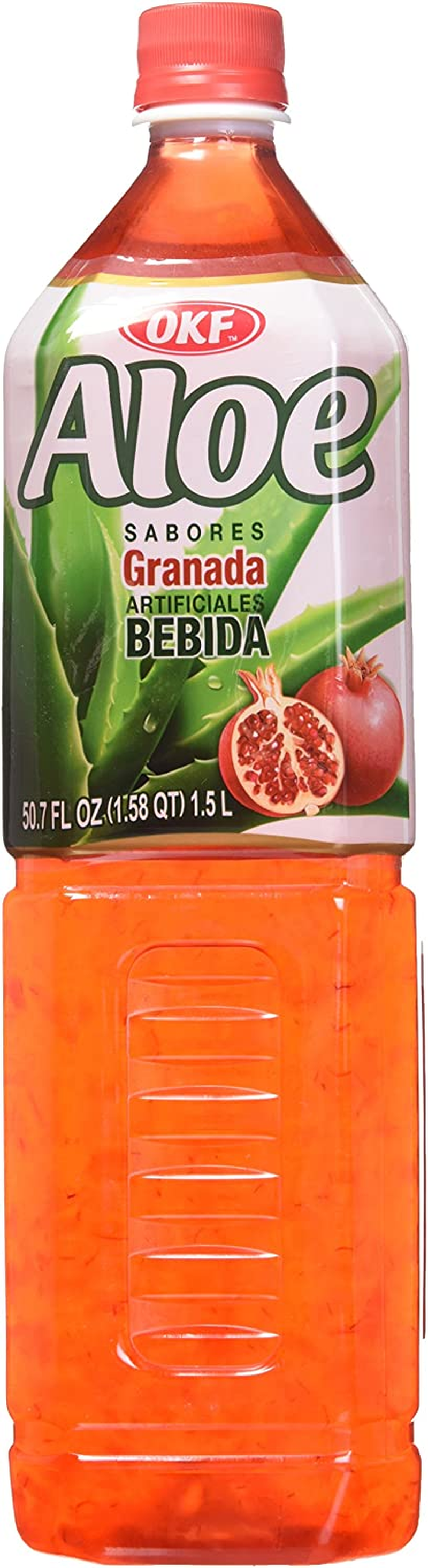 OKF Aloe Vera Pomergranate Flavored Drink 1.5 Liter (Pack of 3) image number 3
