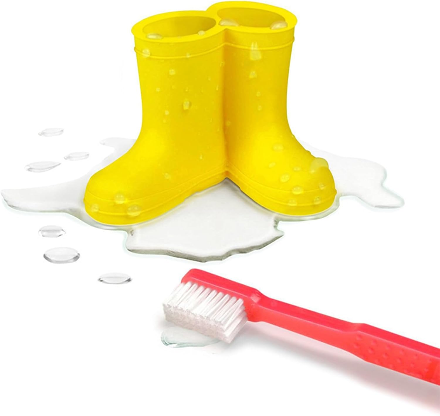2 Pack Rain Boot Toothbrush Holder