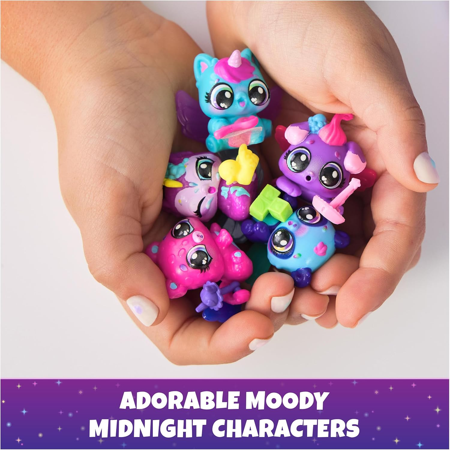 Hatchimals Alive, Neon Rainbow Egg Carton Toy with 5 Mini Figures in Colour Reveal Eggs and 11 Accessories, Kids&rsquo; Toys for Girls and Boys Aged 3 and Up image number 2