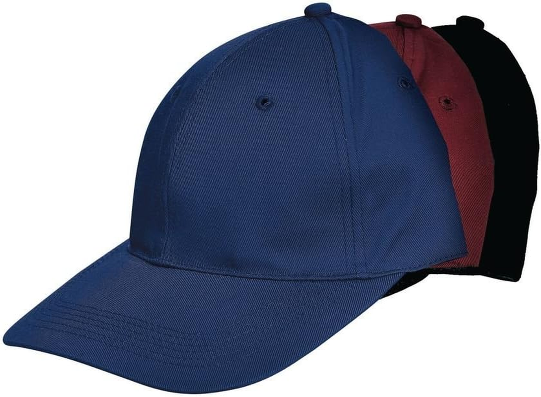 Portwest MP162 Polycotton Peaked Cap, Black image number 1