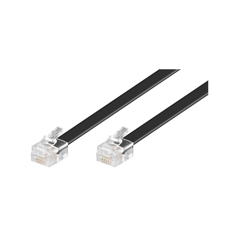 Goobay Modular Connection Cable 3 Metres Black - RJ12 Male (6P6C) to RJ12 Male (6P6C) 50321 - 15M