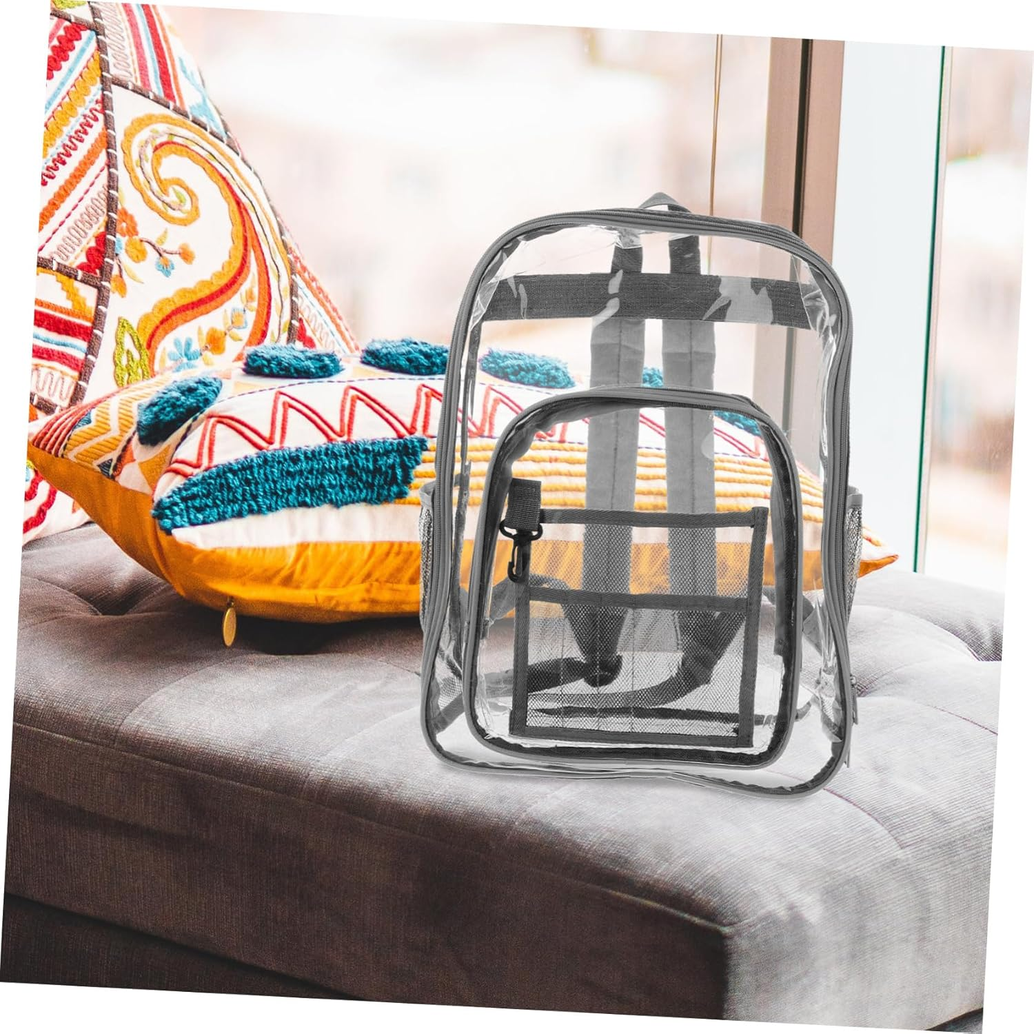 DEARMAMY Backpack Lightweight Outdoor Storage and Stadium Use Adjustable Shoulder Belt image number 4