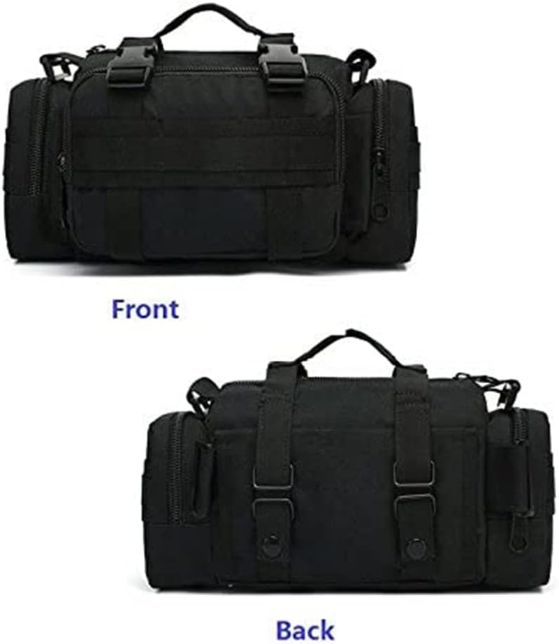 (Khaki) Outdoor Military Tactical Waist Bag Camping Shoulder Chest Bag Fanny Pack A++ image number 4