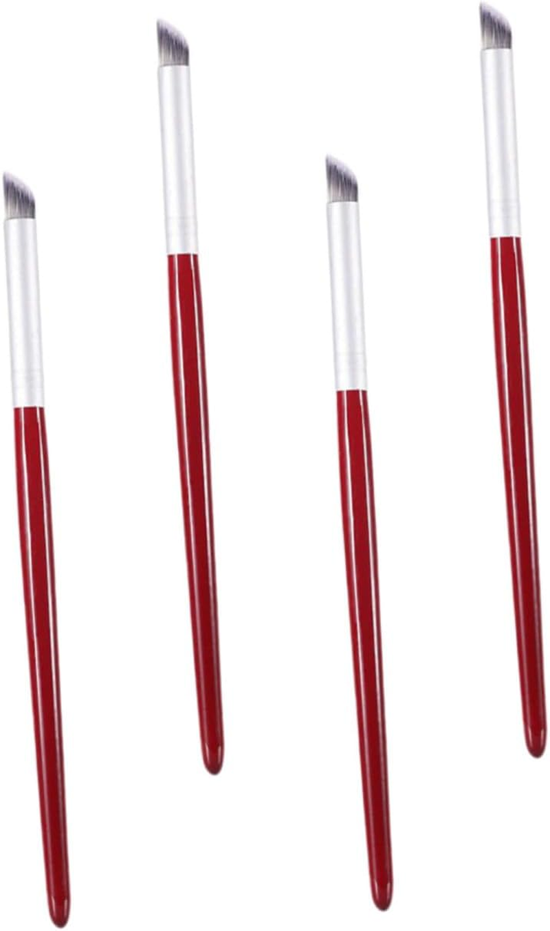 SOESFOUFU 4Pcs Nail Art Brush Acrylic Painting Nail Painting Tools for Manicure Easy to Hold for Professional DIY Nail Art Lovers for Salons Home Use image number 1