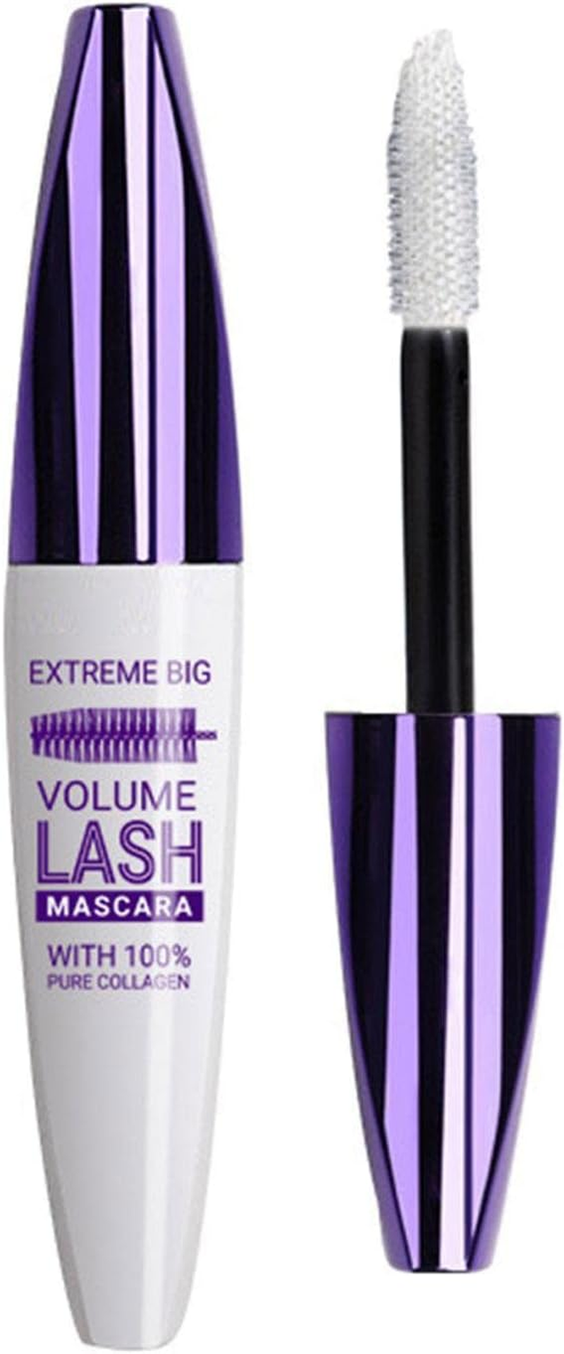 5D Silk Fiber Lash Mascara, Lengthening & Voluminous, Waterproof & Smudge-Proof, No Clumping - Brown image number 7